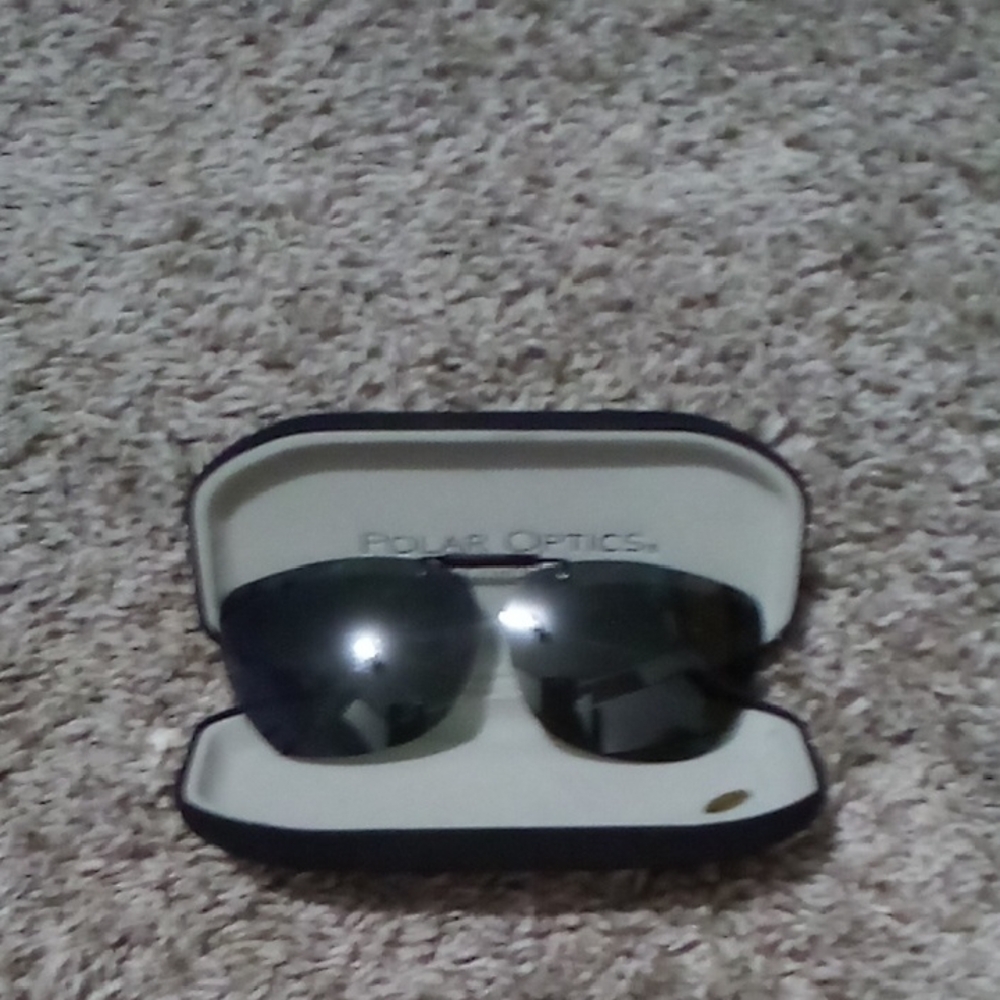 Polar Optics Sunglasses with Case